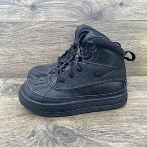 Nike ACG Woodside High Lace Up Sneakers Kid's Boy's Size 13C Black 524873-004